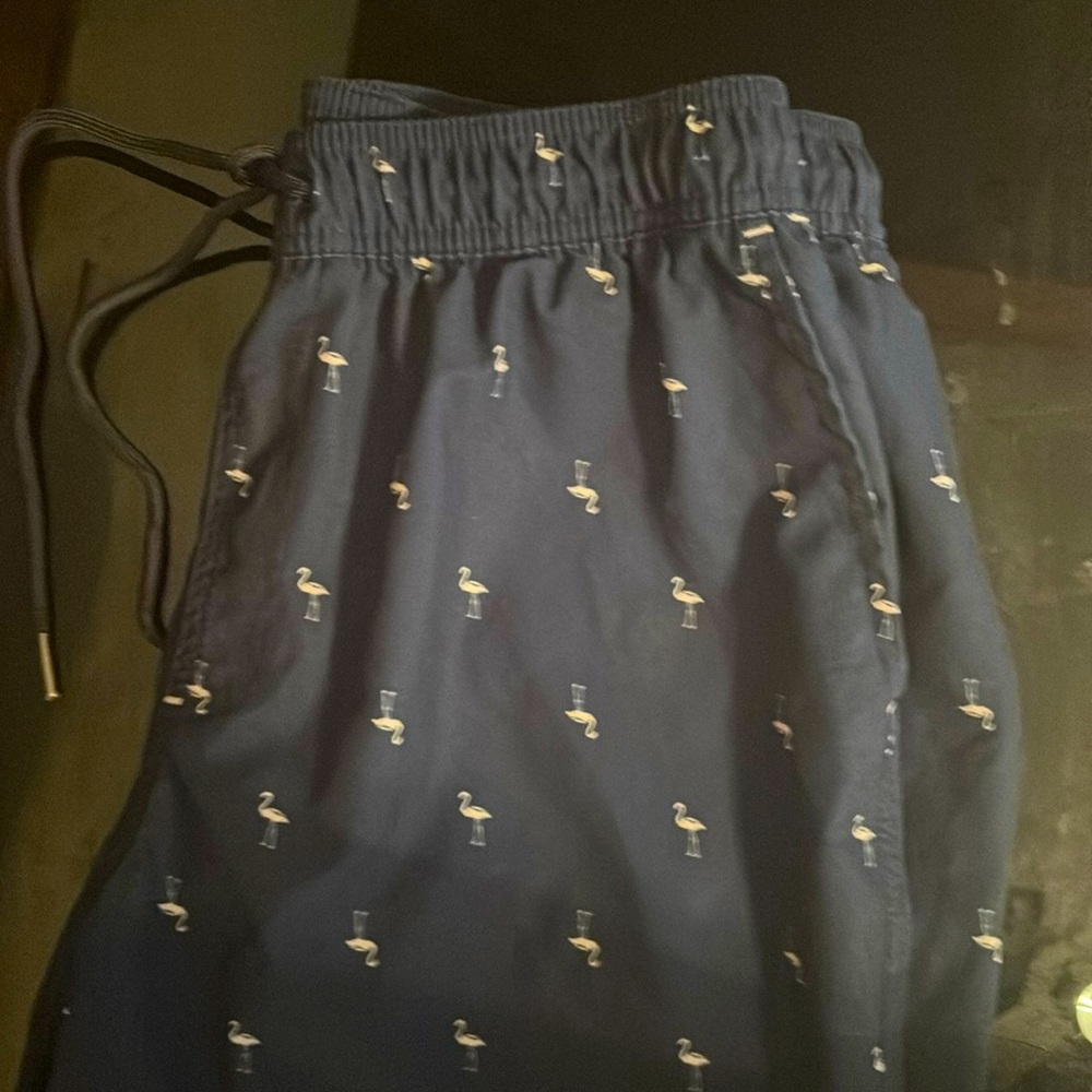 There nice swim trunks super comfy, cool design